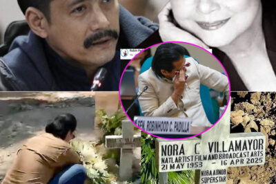 Tears at the Gravesite: Robin Padilla’s Emotional Visit to Nora Aunor’s Final Resting Place Stuns Fans! /dn