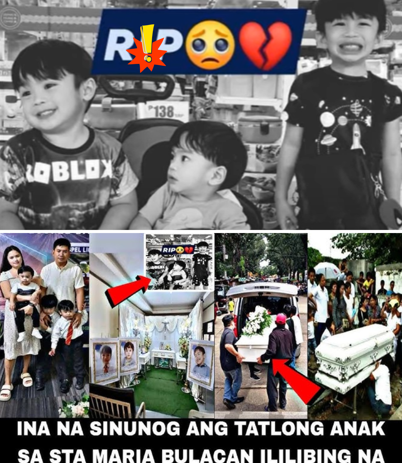 SHOCKING: Mother Burns Her Three Children Alive in Sta. Maria, Bulacan ...