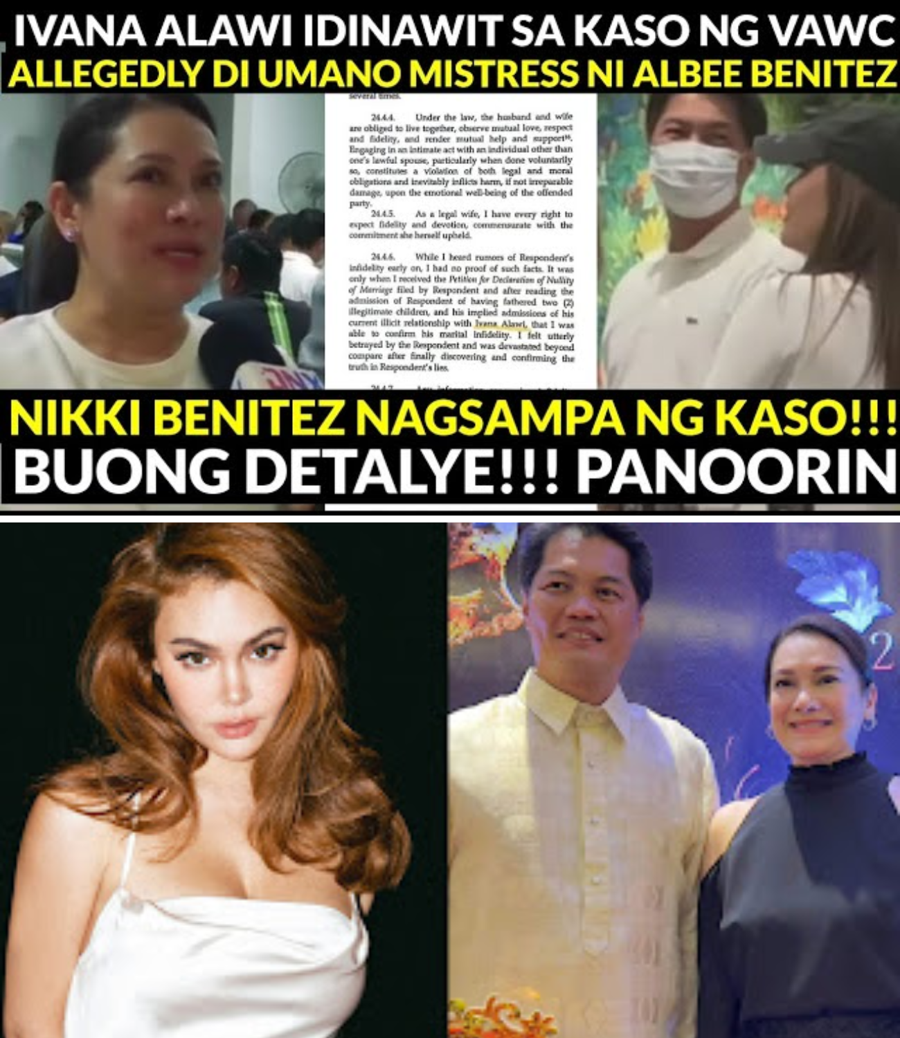 Ivana Alawi Denies Affair with Albee Benitez Amid VAWC Allegations