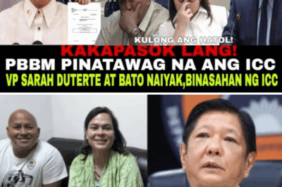BREAKING: President Marcos Calls In the ICC — VP Sara Duterte and Sen. Bato in Tears as Imprisonment Looms! Shocking political shift: International investigation reopens, top officials under fire Is this justice long overdue, or the start of a political war?