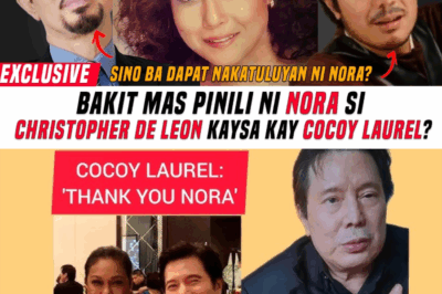 SHOCKING EXPOSED: Why Nora Aunor CHOSE Christopher De Leon Over Cocoy Laurel — The Untold TRUTH Finally Revealed! Hidden affairs, emotional intensity, and a decision that rocked Philippine showbiz forever