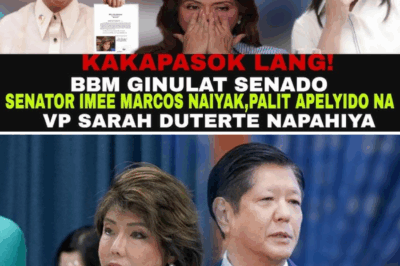 JUST IN: Imee Marcos Breaks Down in Tears as BBM Makes Stunning Senate Move! President Reportedly Pushes for Official Name Change — Marcos Name to Be Removed? Entire Senate in Shock as Political Bombshell Rocks the Chamber!
