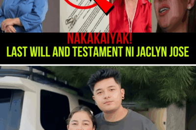 Jaclyn Jose’s Tearful Last Will and Testament Revealed The Nation Mourns as Award-Winning Actress Passes Away — Her Final Words Leave Family and Fans in Tears
