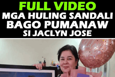 JACLYN JOSE’S FINAL MOMENTS BEFORE HER PASSING — Philippine Cinema Mourns as Iconic Actress Dies Unexpectedly ‘She Died With Grace, Holding On to Love Until the End’