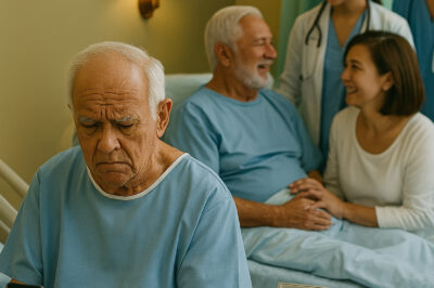 I was in the ICU when my family boarded a plane for… /dn