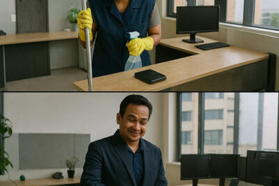 The head of the company decided to test the new cleaning lady – left his wallet on the table… /dn