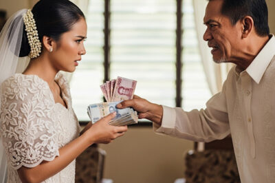 On the Honeymoon Day, My Father-in-Law Came and Handed Me ₱50,000—And Said: “If You Want to Live, Leave Now…”