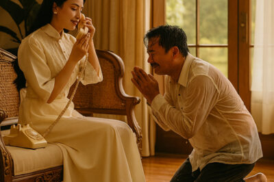 The wife called the mistress’s mother and then exactly 3 days later the husband returned to inform her. /dn