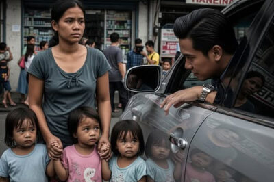 Billionaire sees his ex-girlfriend whom he abandoned 6 years ago waiting for an Uber with three children identical to him, what he did not know was that those children were Julián Castañeda /dn