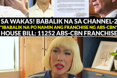 OMG! Sh0cking Comeback in the Making? Ang Franchise ng ABS-CBN, Nakahanda nang Ibalik — Ibig Sabihin Nito Si Vice Ganda at ang Network ay Babalik na sa Channel 2? Humihingal ang Mga Tagahanga!/hi