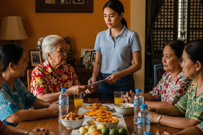 Mother-in-law invited her friend to eat and then asked her daughter-in-law to pay the bill – unexpectedly, her daughter-in-law’s cleverness made her embarrassed/hi