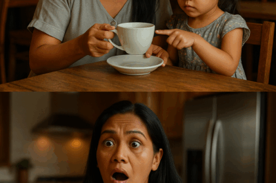 Mom, don’t drink from that glass! The new dad PUT SOMETHING IN IT. Mary was shocked to hear her daughter say that and decided to CHANGE the glass. What she saw scared her😱😱😱/hi