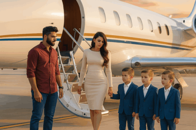 Years After the Divorce, He Mocked Her Again… Until He Found Her with Triplets and a Private Jet/th