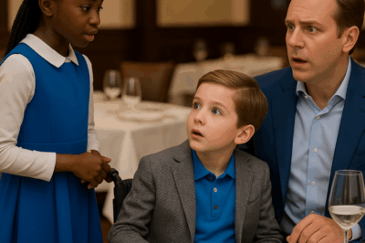 “Feed Me and I’ll Heal Your Son,” the Girl Whispered — The Millionaire Laughed… Until the Impossible/th