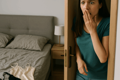 As soon as I stepped into the house, I froze at the door of our bedroom: the bedsheets were a mess, a strange smell of cigarette smoke lingered in the air, and right in the middle of the bed… was a bra that wasn’t mine./th