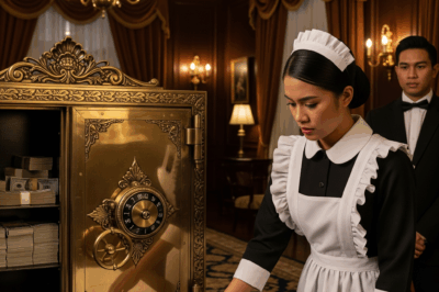 A millionaire left his safe open to catch his maid, but her reaction made him cry…