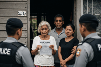 Full: An Elderly Mother Sold All Her Land to Pay Off Her Son’s Debt — Three Months Later, The Son They Helped Kicked Them Out. But Little Did The Couple Know… That The Mother Reported Her to the Police Just a Week Ago — and She Already Has a Plan.
