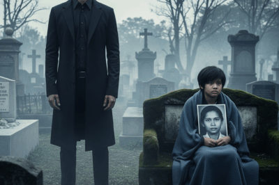The businessman visits his late wife’s memorial — and stops short when he sees a child resting next to him… “I’m sorry, Mom,” the boy whispers, holding his photo. Man begins to intervene… but the child’s words change everything…