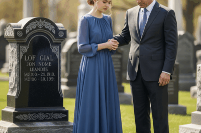The billionaire was stunned when, during his visit to his ex-lover’s grave, he saw a little girl who looked exactly like him./th