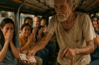 He Only Had 20 Pesos Left… And What He Did Made the Entire Jeepney Stand and Applaud Through Tears