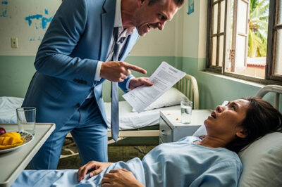 Husband forced his wife to sign divorce papers right on the hospital bed, but he didn’t expect who would be the one abandoned… /dn
