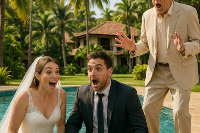 During our wedding, my husband pushed me into a fountain with cold water and started laughing loudly: I couldn’t take it and did this…