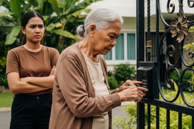 “I Was Still in the Hospital When My Daughter-in-Law Changed the House Lock. When I Returned, I Couldn’t Get In. The House with My Name on It Had Become a Stranger’s Place. But She Forgot One Thing—I Still Hold the One Thing That Will Make the Entire Family Bow Their Heads/dn