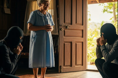 “Two thieves broke into the home of a 91-year-old widow, not suspecting that an ingenious trap awaited them” /dn