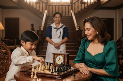 A wealthy woman invites her maid’s son to play chess for fun, unaware that he is a prodigy. /dn