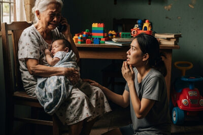 My old mother has a pension of 30 Philippine pesos but still goes to the city to take care of her grandchildren. When I saw my daughter-in-law save her mother-in-law’s 4-letter name in her phone, I immediately packed my things and went back to my hometown. /dn