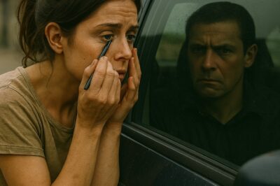 A POOR GIRL WAS PUTTING ON MAKEUP AT A CAR WINDOW WITHOUT KNOWING SOMEONE WAS WATCHING HER/th