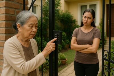 “I Was Still in the Hospital When My Daughter-in-Law Changed the House Lock. When I Returned, I Couldn’t Get In. The House with My Name on It Had Become a Stranger’s Place. But She Forgot One Thing—I Still Hold the One Thing That Will Make the Entire Family Bow Their Heads/dn