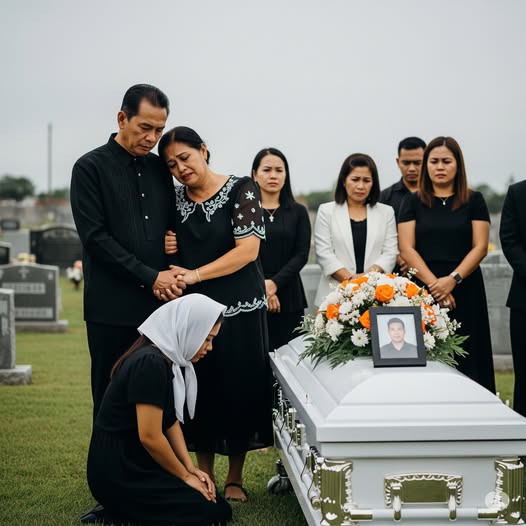 At Her 5YearOld Daughter’s Funeral, Her Husband Walked In Holding His