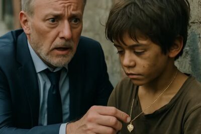 The Billionaire Saw A Poor Little Boy Wearing His Long -Lost Necklace . What He Did Next Shocked …/th