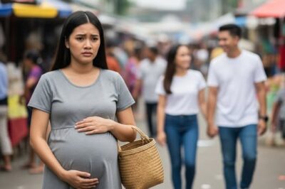 Near giving birth, my wife went shopping for her child alone, unexpectedly seeing her husband taking her to the market, she only sent a message that made him stand on the spot…/th