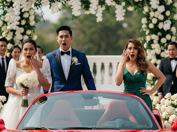 Ipinadala si misis sa mental hospital para pakasalan si sekretarya, nang maganap ang kasal, si misis ang nagmaneho ng super car para magbigay ng regalo at sinabi ang 1 pangungusap na hindi ako nakaimik/hi