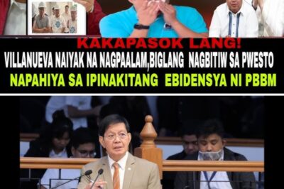 JUST IN! Villanueva breaks down in TEARS as he finally resigns from his post 😱 PBBM allegedly uncovers the truth behind his exit—netizens stunned by the shocking turn of events! /dn