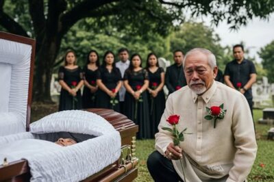 During the funeral, the grandfather suddenly heard strange noises coming from the coffin and decided to open it: when the lid was lifted, everyone froze at what they saw