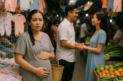 Nearing birth, the wife went shopping alone for the baby, but unexpectedly saw her husband taking his mistress to the market. She sent him a message that made him collapse on the spot…/hi