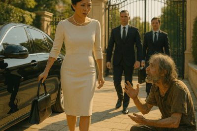 A billionaire woman had just stepped out of her mansion when a beggar blocked her way, his voice hoarse: — “Do you remember me? I’m the one who saved your life 25 years ago…/th