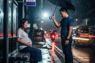 Rainy night, pitying the pregnant girl who was kicked out into the street, I took her home to stay temporarily, unexpectedly 3 years later I received the punishment/hi