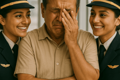 The Widowed Father Who Sold Everything to Educate His Twin Daughters — Six Years Later, They Returned to Take Him Somewhere He Never Dreamed Possible/th
