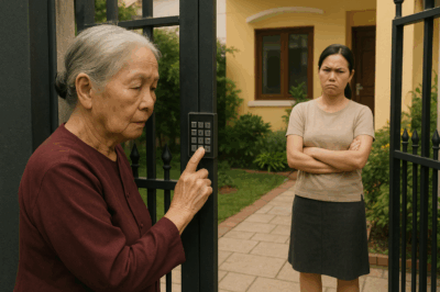 “I Was Still in the Hospital When My Daughter-in-Law Changed the House Lock. When I Returned, I Couldn’t Get In. The House with My Name on It Had Become a Stranger’s Place. But She Forgot One Thing—I Still Hold the One Thing That Will Make the Entire Family Bow Their Heads/th