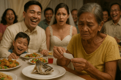 I’m 74 Years Old. At My Daughter’s Wedding, They Served Me Half a Fish Head. My Son-in-Law Mocked: “Isn’t This Funny, Mother?” I Left a Gift and Walked Away, 30 Minutes Later the Whole Hall Was in Chaos…/th