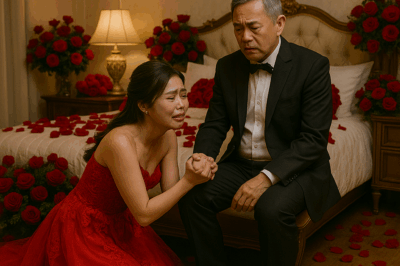 At 75, widowed for 10 years, I ignored all the ridicule and married a 22-year-old woman. But on our wedding night, she knelt down and made a shocking request that left me shaken./th