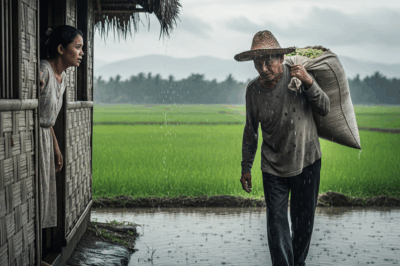A 35-year-old unmarried woman once let an old beggar come to her hut to escape the rain, when she suddenly got the shocking news…