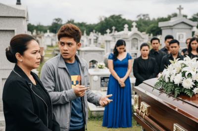 A Homeless Boy Crashed My Father’s Funeral… Then Whispered: ‘The KILLE*R Is Standing Right Behind You’ — I Turned Around and Froze