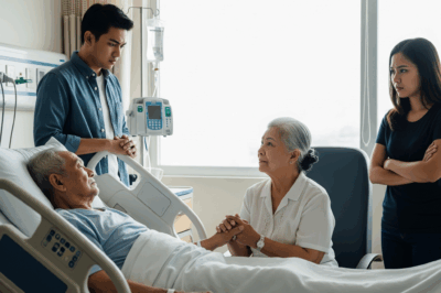 My daughter-in-law earns ₱67,000 a month, but she refused to pay her father-in-law’s hospital bill of ₱27,000. When my son spoke about it, he made a statement that shocked my entire family.
