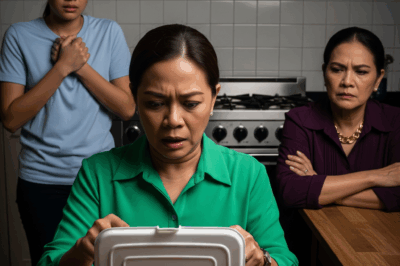 The mother-in-law was praising her elder daughter-in-law, who brought gifts every week, while the younger daughter-in-law had nothing. Then the neighbor came and “poured water on her” which woke her up…