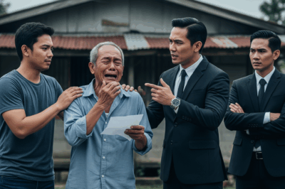 Isang ama ang nag-abot ng isang utang na may halagang 900,000 pesos sa tatlo niyang anak na lalaki upang tulungan siyang bayaran ito, ngunit lahat ay tumanggi… maliban sa bunsong anak, na nagpasyang akuin ito at isama ang ama sa kanyang bahay upang maalagaan siya. Eksaktong isang taon matapos nito, nakatanggap ang bunso ng isang papel na letter size at, nang basahin niya ito, halos hindi siya makatayo sa gulat…